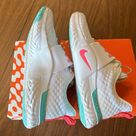 || NIKE RENEW IN- SEASON TRAIN 9 T9 Sz 6.5 fits a 7 PINK WHITE SNEAKERS SHOES || - Picture 8 of 9